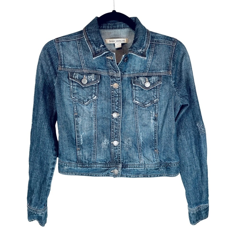 Forever Twenty One Denim Button-up Jean Jacket